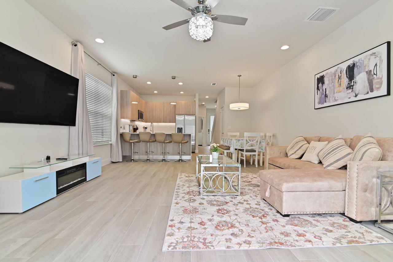 New Modern & Spacious Townhouse Near Disney - 4Br And 3Fb Orlando Kültér fotó