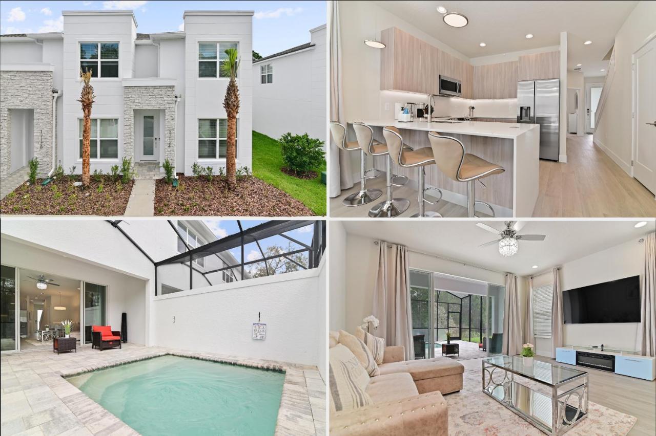 New Modern & Spacious Townhouse Near Disney - 4Br And 3Fb Orlando Kültér fotó